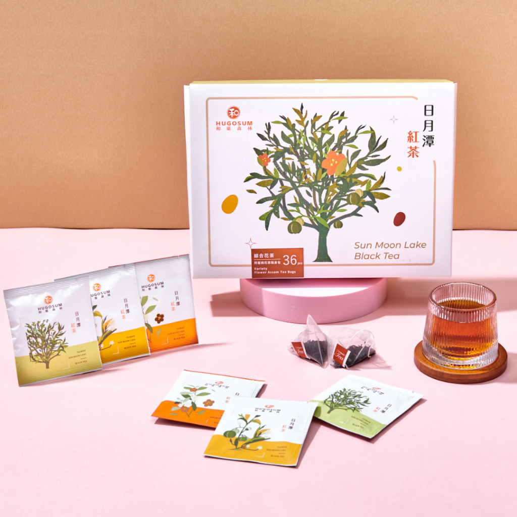 【HUGOSUM】日月潭紅茶 綜合花茶阿薩姆茶包36入 | 蝦皮購物