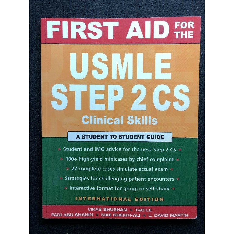 First Aid for the USMLE Step 2 CS: Clinical Skills (IE) | 蝦皮購物