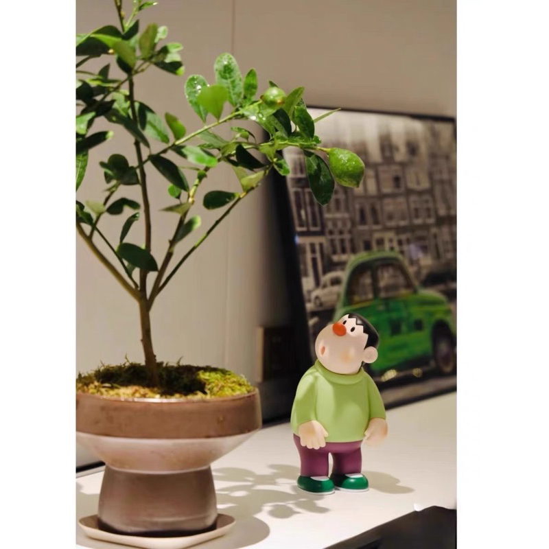 現貨 哆啦A夢 呆萌 胖虎 技安 技蘭 Q版 初登場 頭可轉 糖膠 手辦 模型 擺件 公仔 玩具 禮物 搪膠 23CM | 蝦皮購物