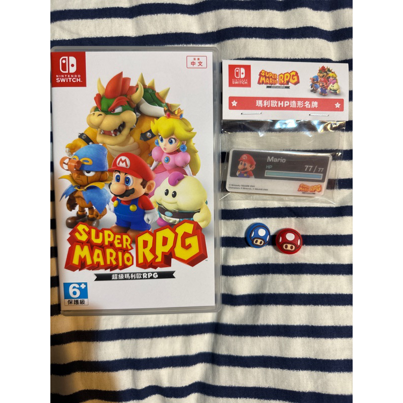 二手 Switch Super Mario Rpg 超級瑪利歐rpg 蝦皮購物 0993