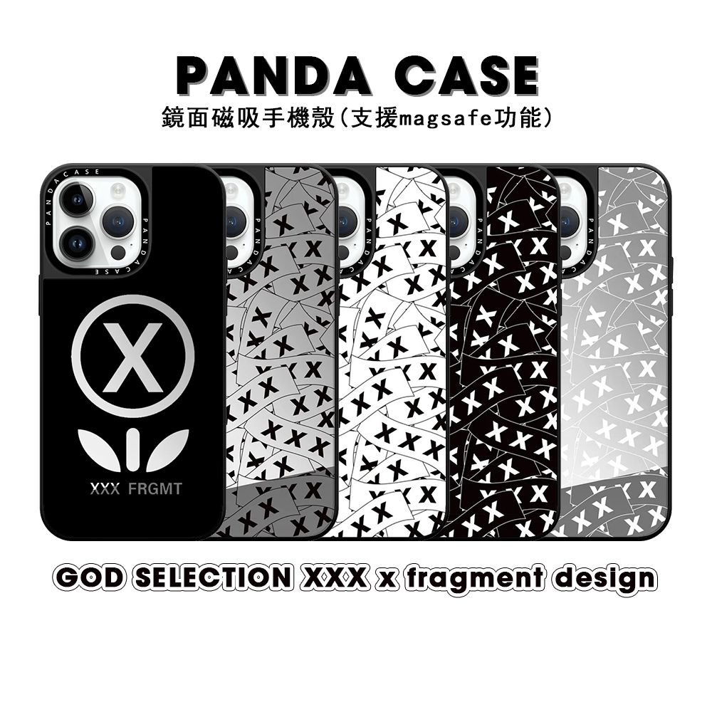 💯case💯XXX x FRGMT聯名適用於iPhone15Promax防摔手機殻14plus镜面13