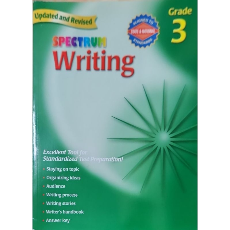 Spectrum writing grade 3 