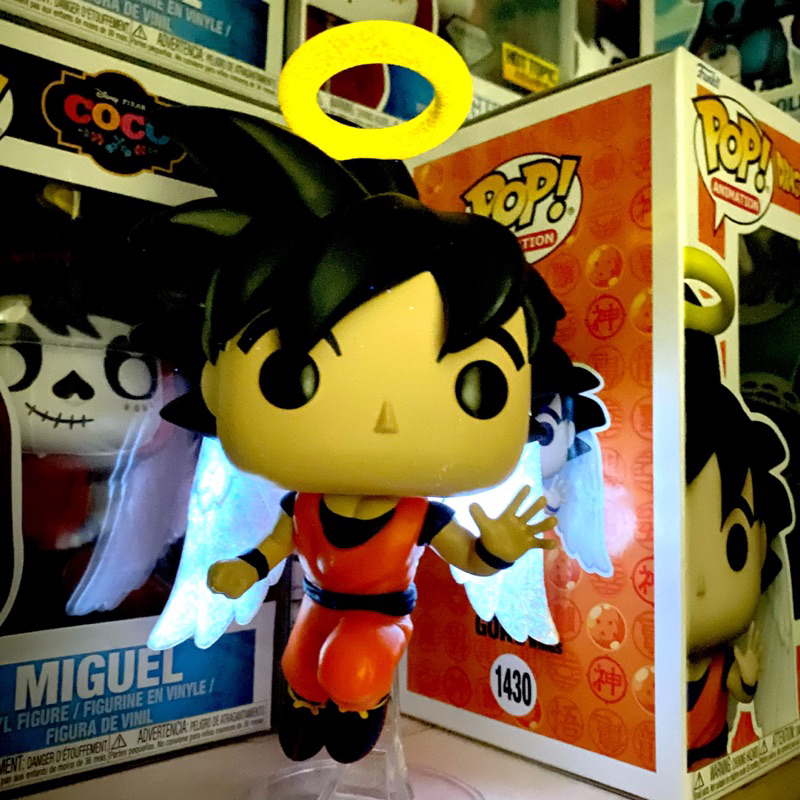 [李大] 正版現貨 Funko POP 七龍珠 天使悟空 翅膀 孫悟空 夜光 Chase Goku #1430 | 蝦皮購物