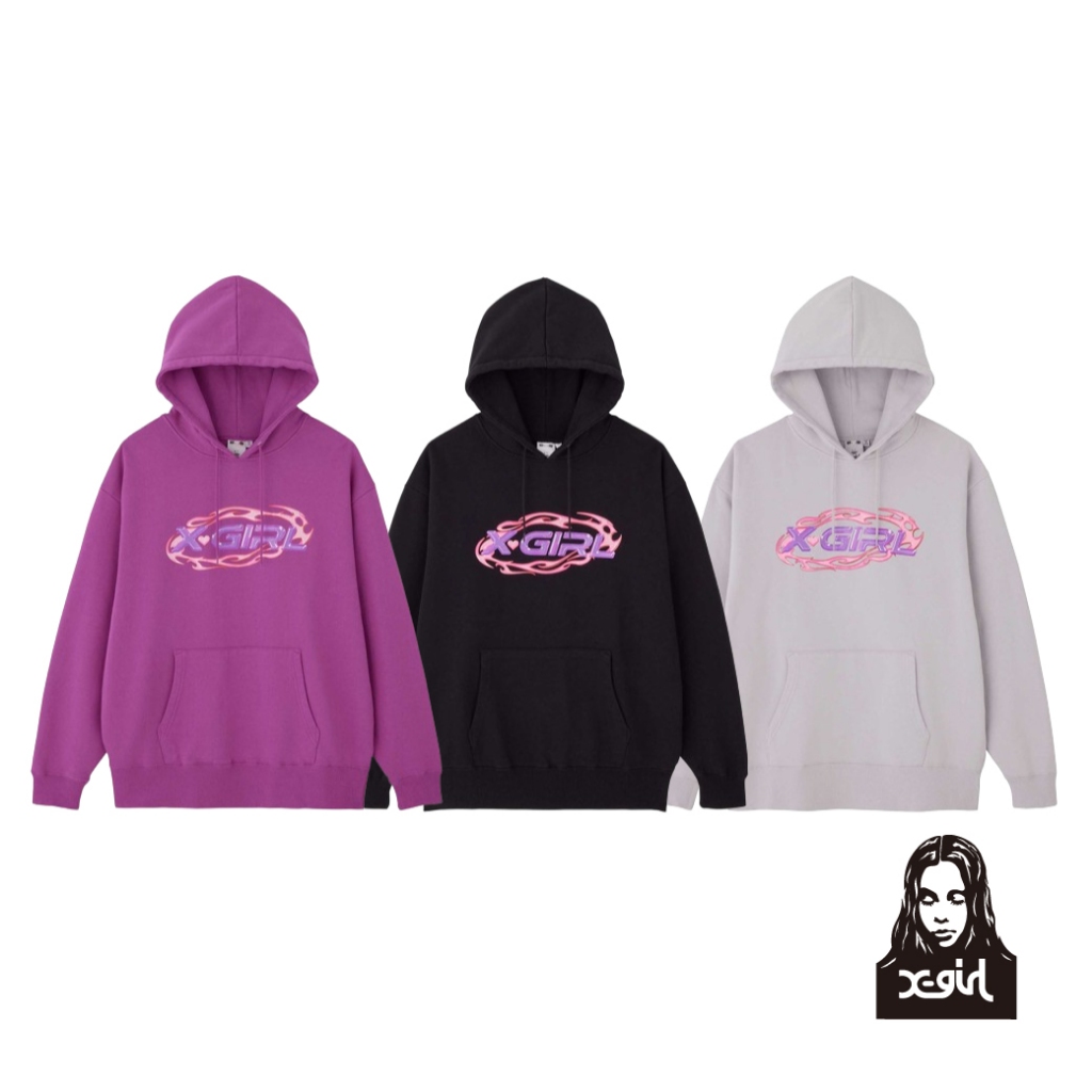 X-girl TRIBAL OVAL LOGO SWEAT HOODIE 連帽T 105233012013 | 蝦皮購物