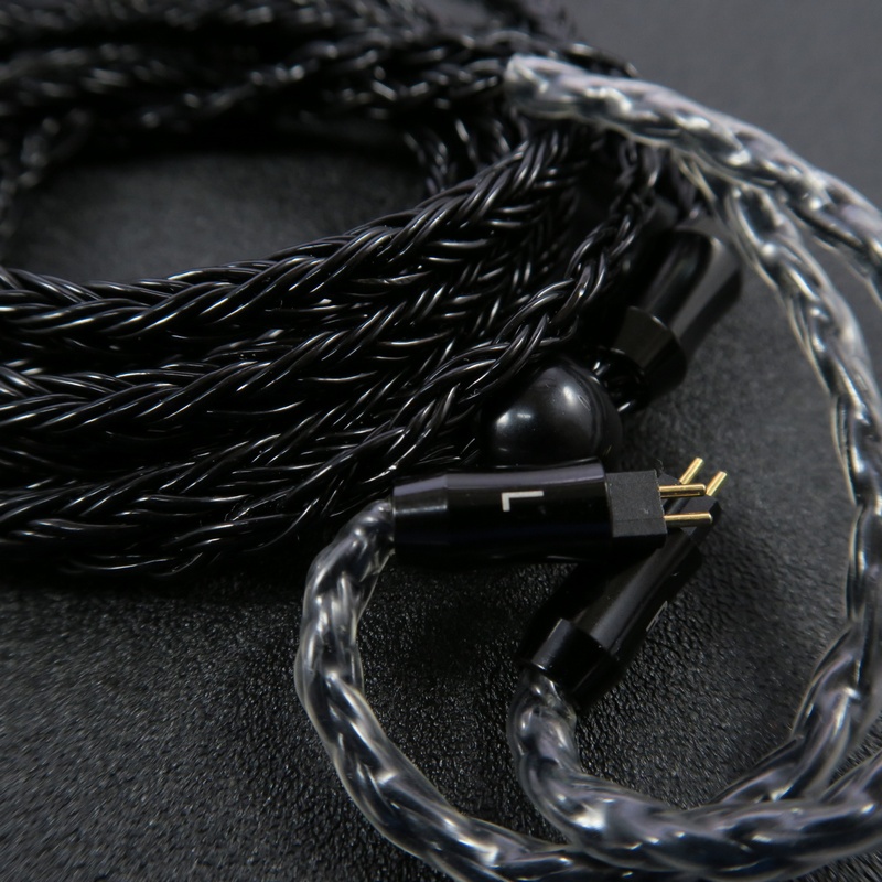 Faudio Black Sprite Cable 2pin 3.5mm 4芯