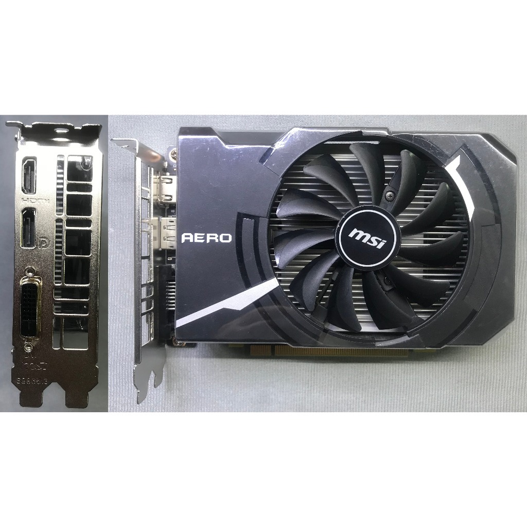 ☆MSI GeForce GTX 1650 AERO ITX 4GB グラフィックボード☆ - パーツ