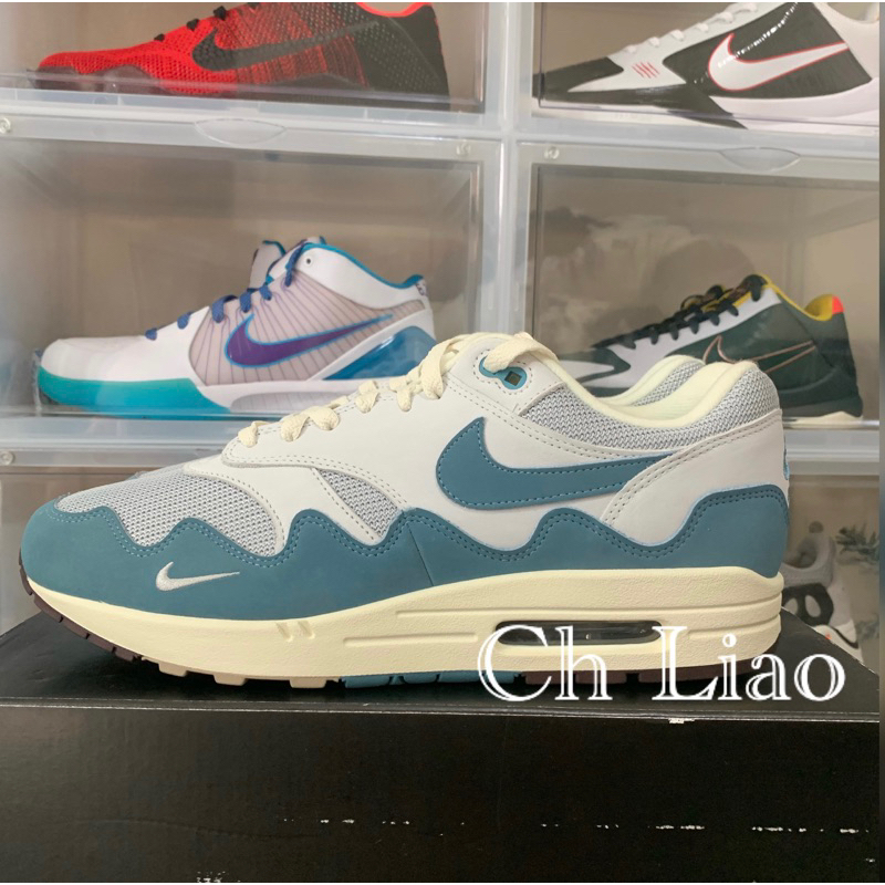 已售出）Nike air max 1 Patta （附手鍊） us12（全新）台中可面/匯款 