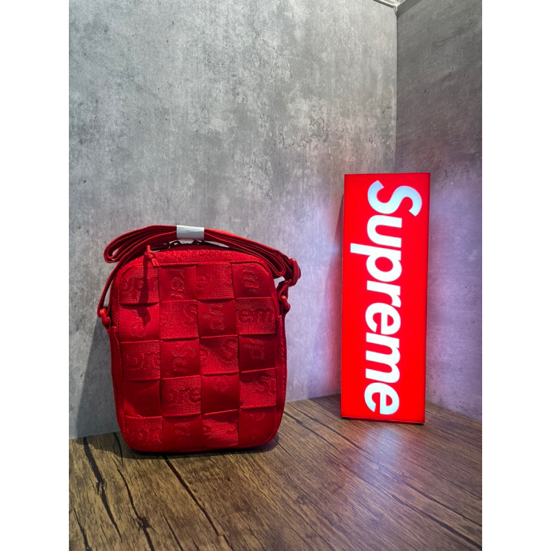 Supreme pouch red hot sale