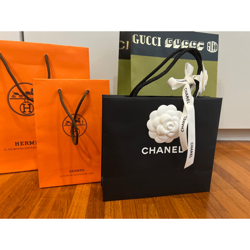 名牌紙袋/ Hermes/dior/Chanel/gucci/LV/Louis Vuitton | 蝦皮購物