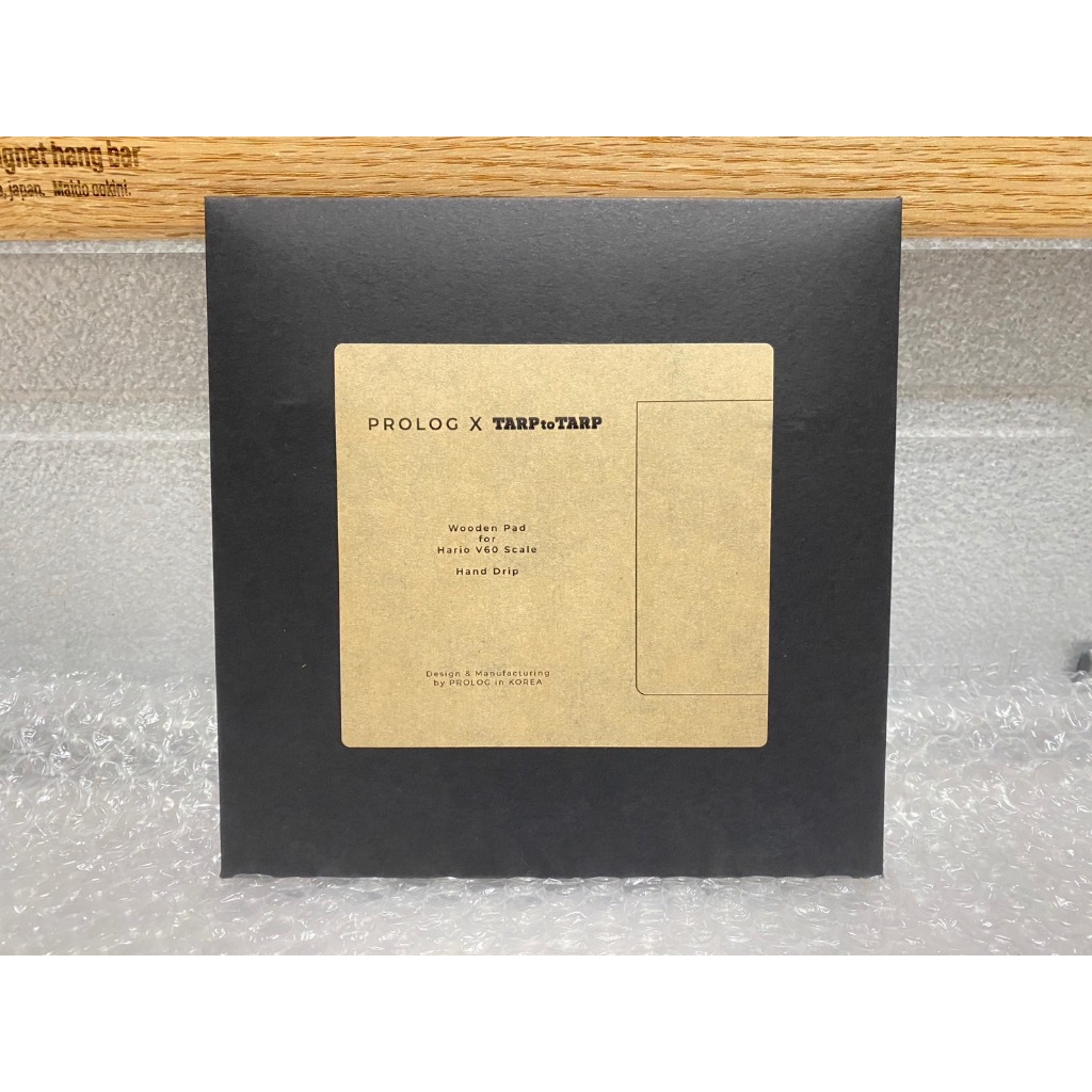 現貨全新PROLOG x TARPtoTARP Hario 電子秤專用胡桃木飾板木材