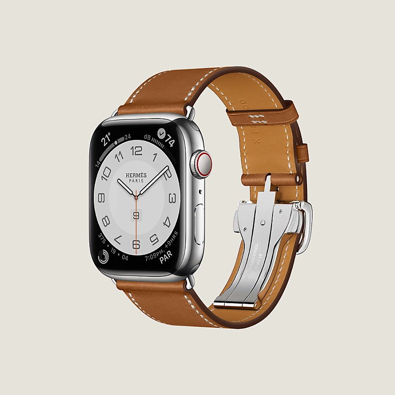 Apple Watch Hermès Hermes Deployment Buckle 愛馬仕 馬鞍皮革 手錶 錶帶 蝦皮購物