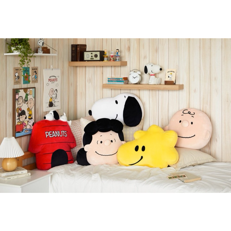 [現貨]snoopy 家族大頭抱枕 | 蝦皮購物