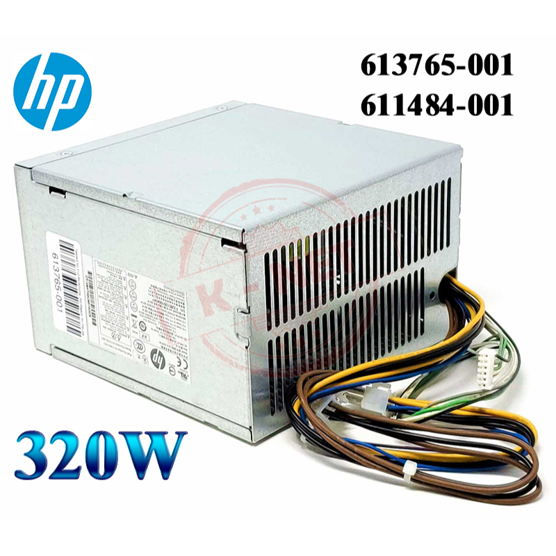 HP 611484-001 613765-001 320W Power Supply DPS-320NB A D10