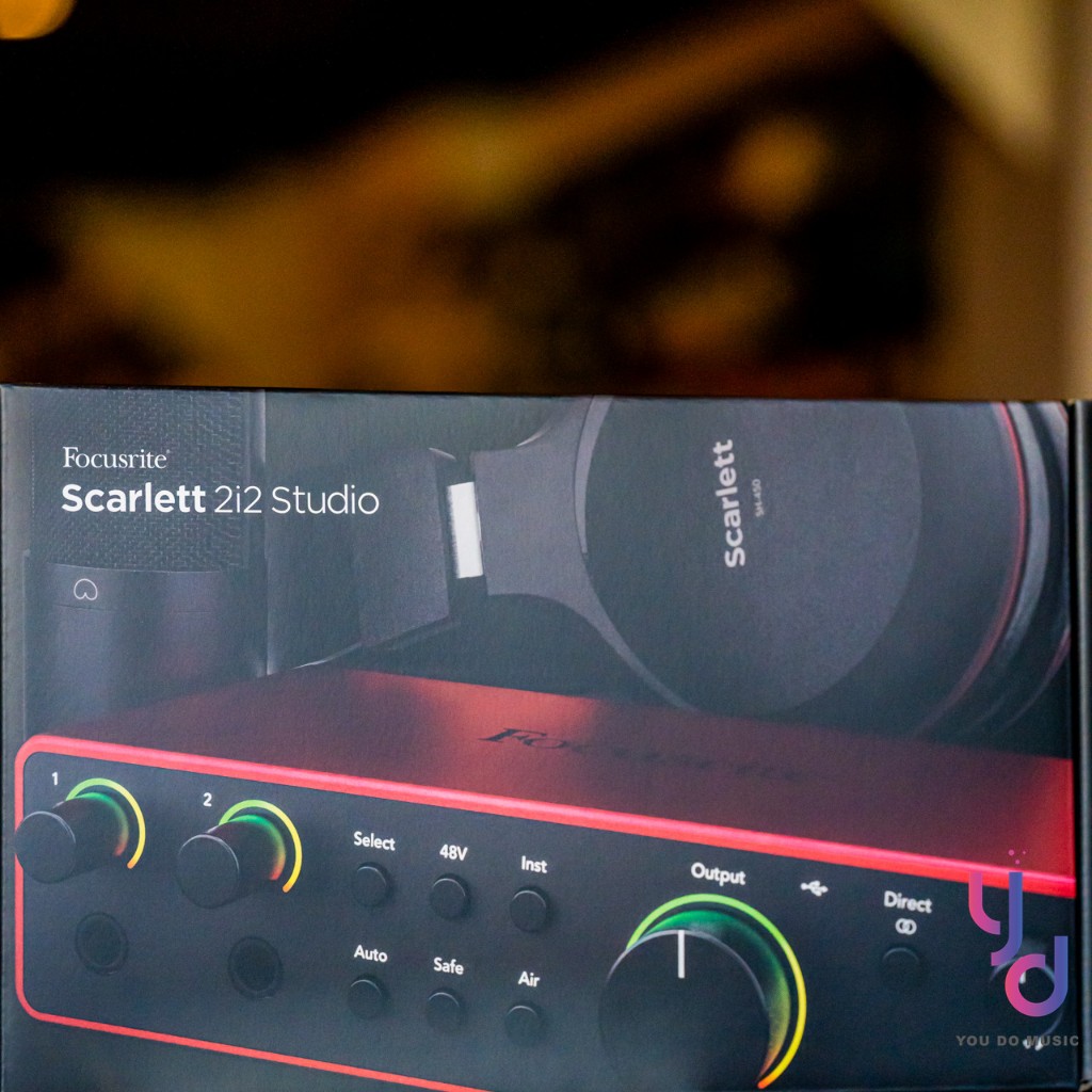 『最多人選擇』分期免運 贈軟體 Focusrite 2i2 gen 4 Studio pack 錄音介面 套裝組 電容麥 | 蝦皮購物