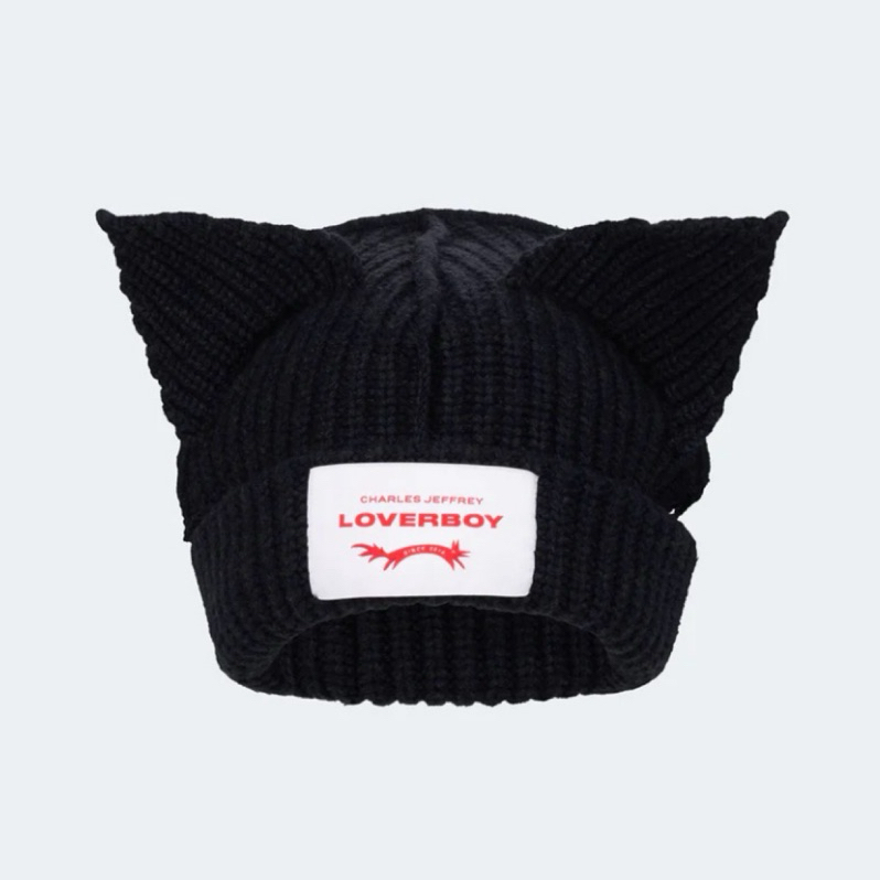 JUE 』Charles Jeffrey Loverboy Chunky Ears Beanie貓耳毛帽| 蝦皮購物