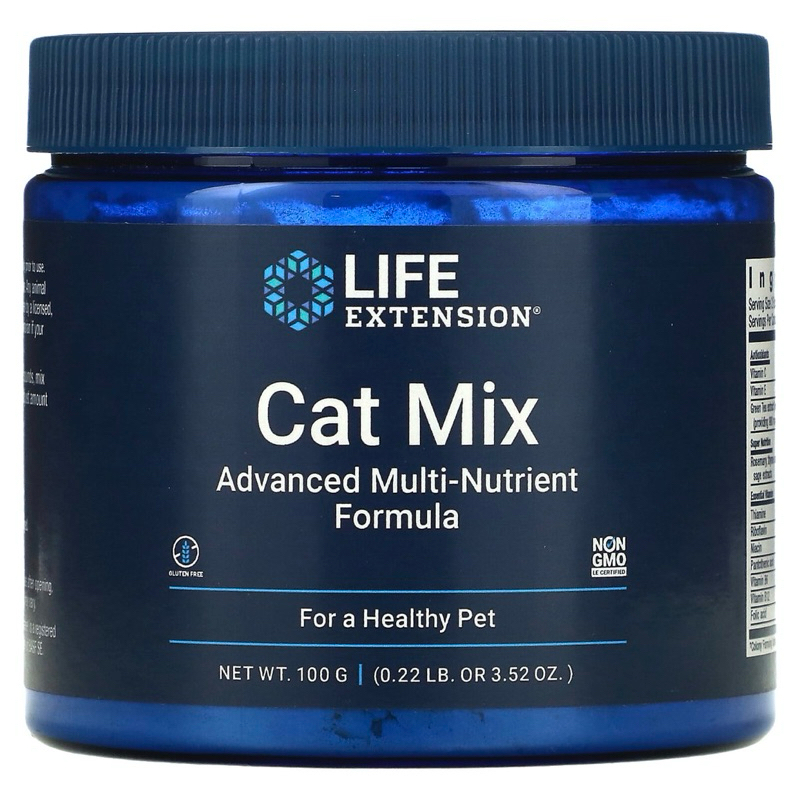 【現貨美國原裝】life Extension Cat Mix 貓用綜合維他命 貓b群 貓咪保健食品 牛磺酸 益生菌 蝦皮購物