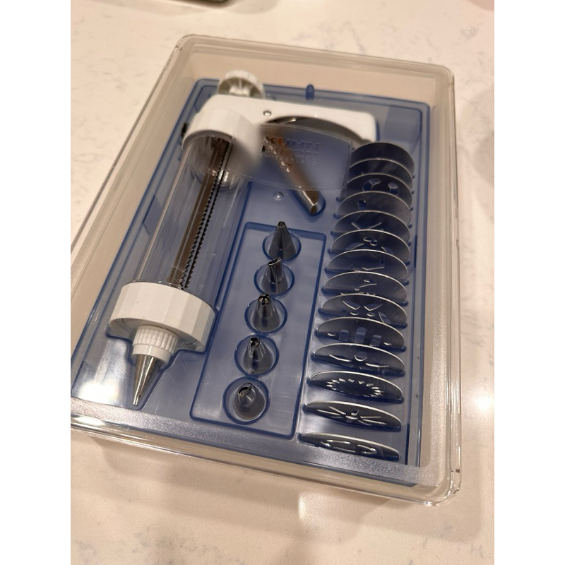 瑞士 Kuhn Rikon Clear Cookie Press 造型餅乾擠花器 附收納盒 蝦皮購物