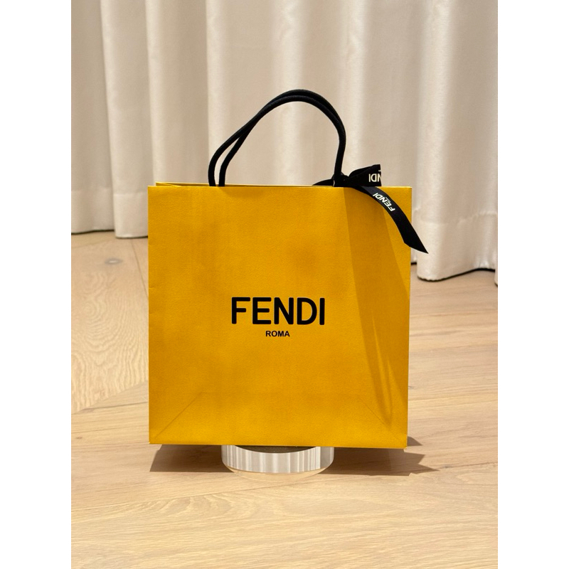 Fendi 芬迪 保存良好 真品 原版 專櫃 FENDI紙袋 品牌 精品