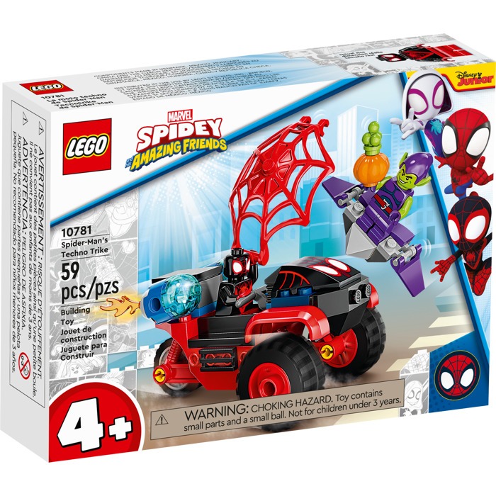 【台灣樂高】超級英雄系列 10781 Miles Morales: Spider-Man’s Techno Trike | 蝦皮購物