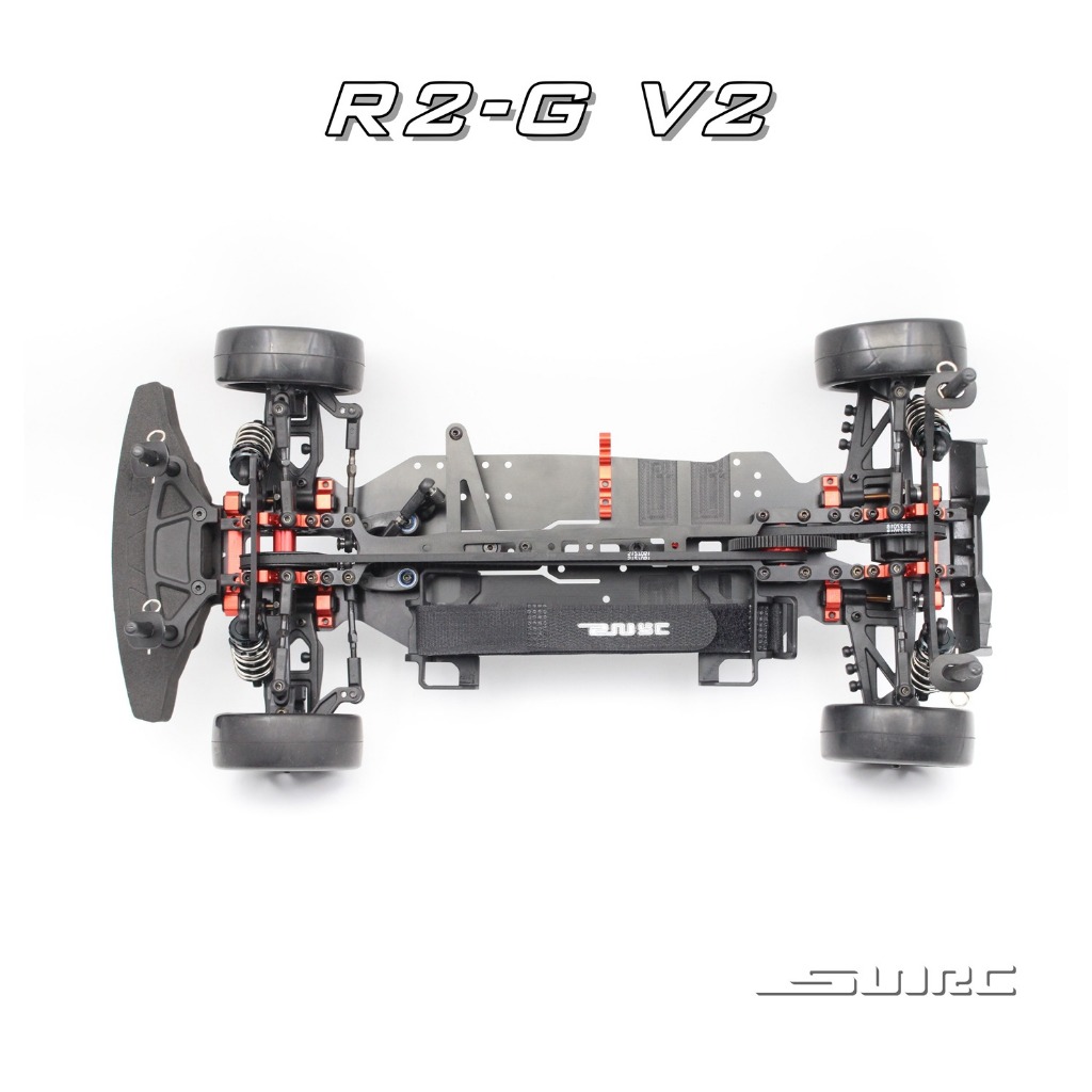 亞丁RC SNRC R2-G V2 1/10 玻纖電動平跑房車皮帶四輪驅動競賽級車架 | 蝦皮購物