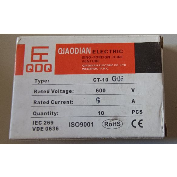 栓型保險絲 CT-10G06 CT-10G04 CT-10G10 CT-10G08 4A 6A 8A 10A 600V | 蝦皮購物