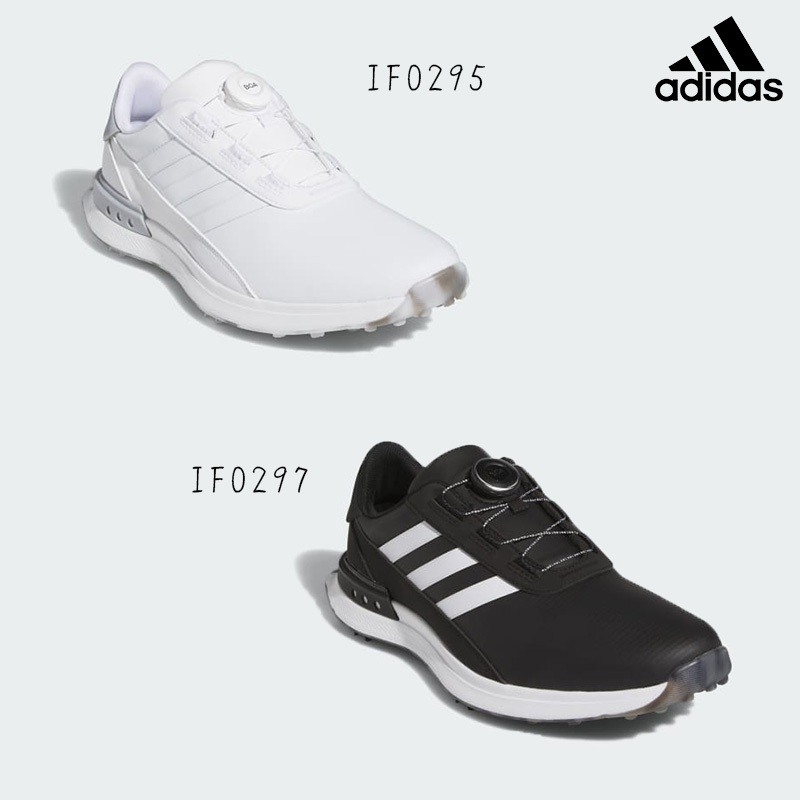 ＊立航高爾夫＊24 Adidas S2G 男鞋BOA(4顆爪釘) #IF0295 / #IF0297,白 / 黑 | 蝦皮購物