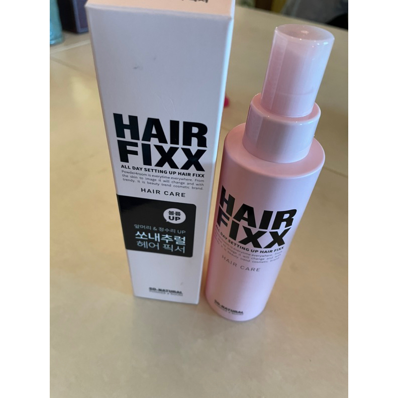 韓國so natural Hair FIXX 瀏海噴霧 頭髮定型噴霧 蝦皮購物
