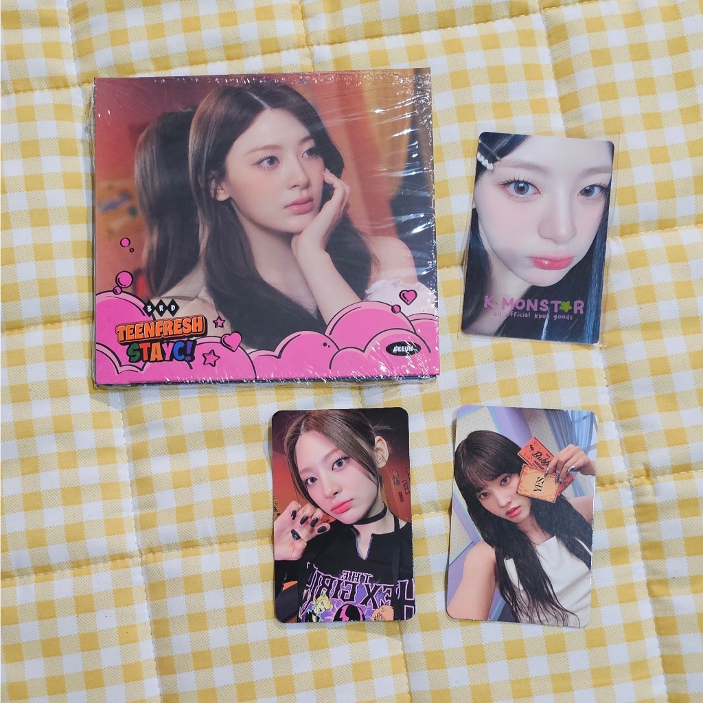 現貨］STAYC 2024 K-MONSTAR 台灣限定TEENFRESH 簽名會簽售小卡/ 單封