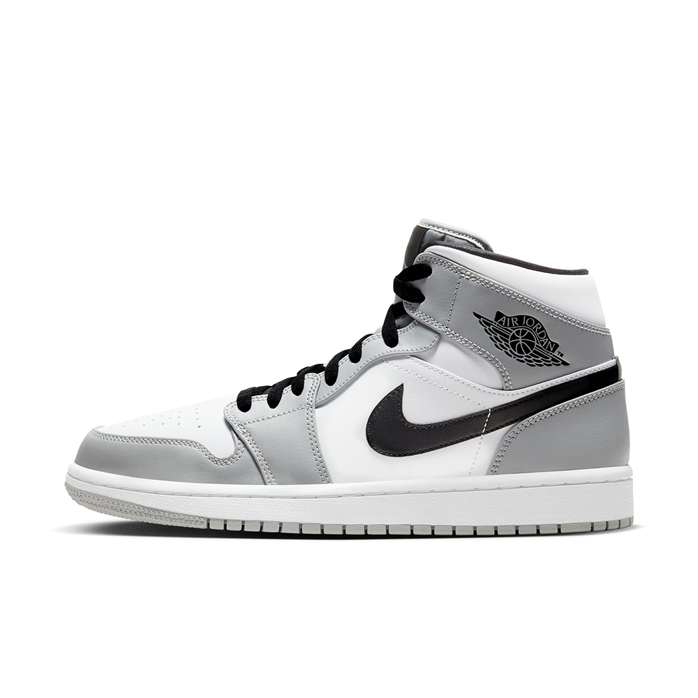 NIKE AIR JORDAN 1 MID 男 籃球鞋 運動鞋 AJ1 喬丹 灰白-554724092 | 蝦皮購物