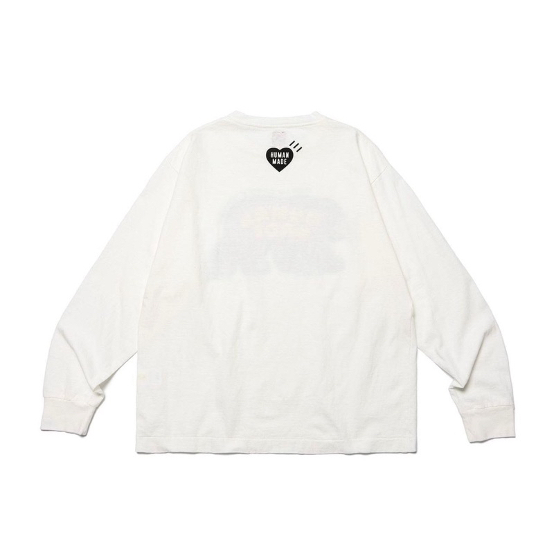 HUMAN MADE GRAPHIC L/S T-SHIRT #1 走路熊棕熊長袖長T 2XL