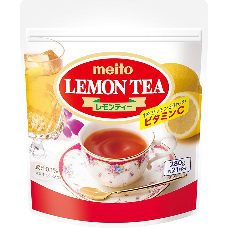 日本 名糖 meito 檸檬紅茶風味 即溶沖泡粉 夾鏈袋裝 | 蝦皮購物