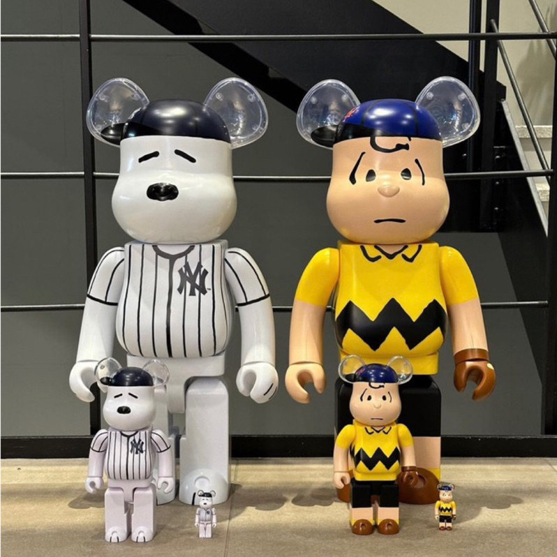スヌーピー BEARBRICK 鋭い ニューヨークヤンキース