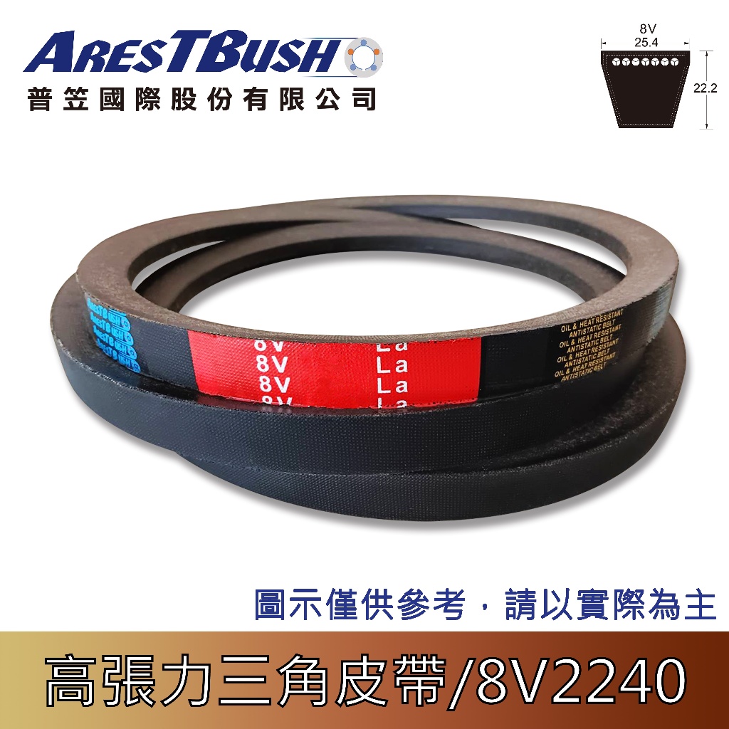 高張力包布型三角皮帶high tension V-belt 8V2240 | 蝦皮購物