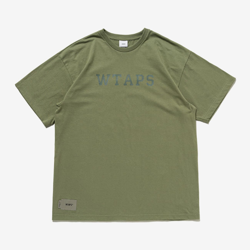 wtaps COLLEGE/SS/COTTON black M（Wtaps Academy SS Cotton. College  