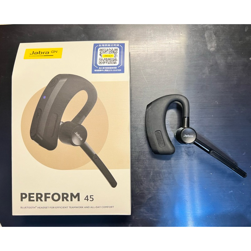 【jabra】perform 45 高效協作立體聲單耳藍牙耳機 支援push To Talk 蝦皮購物