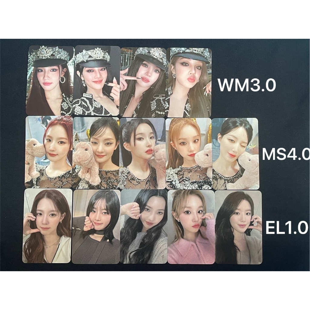 🌠 i-dle 2 super lady WM3.0 / MS4.0 / EL1.0 特典卡| 蝦皮購物