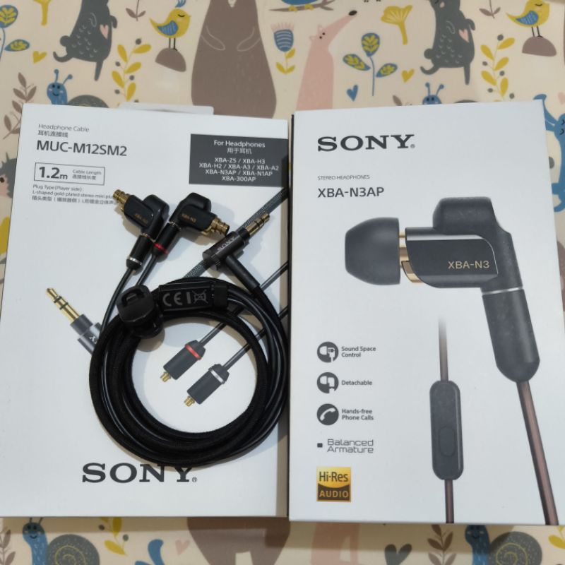 SONY 二手 XBA-N3AP耳機 + MUC-M12SM2升級線 (OK免運) | 蝦皮購物