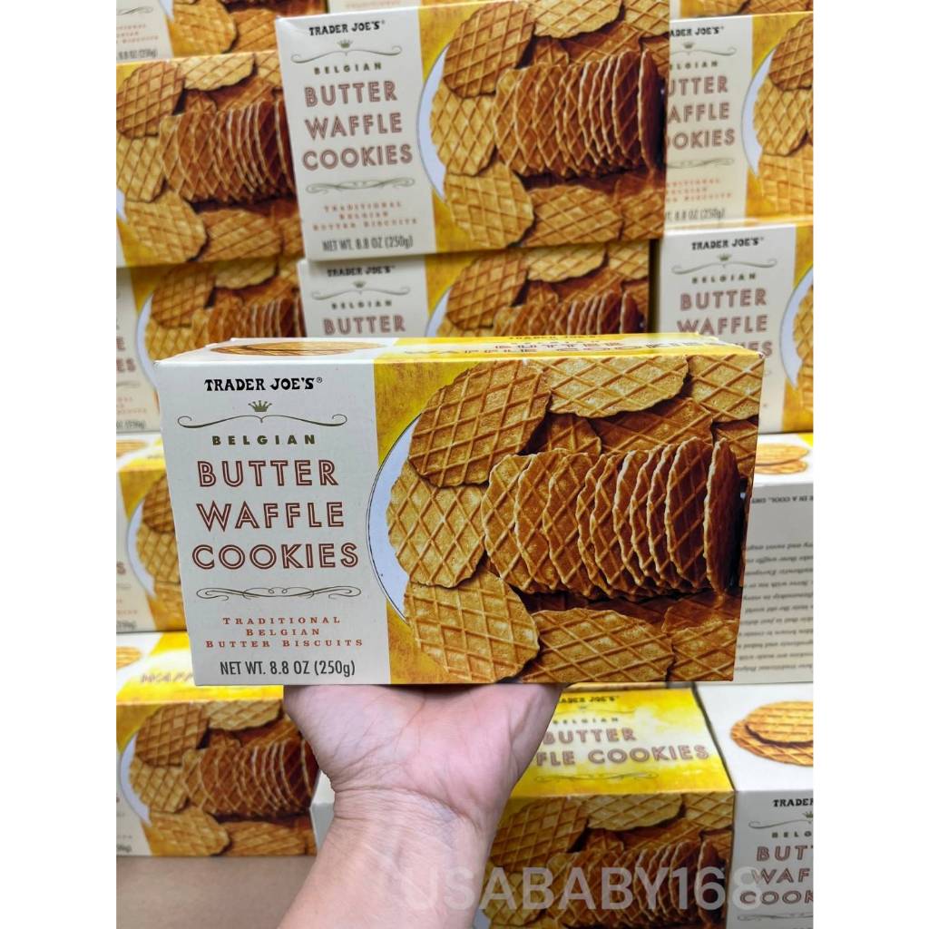 Trader Joe's Butter Waffle cookies 奶油華夫餅 2025/02 蝦皮購物