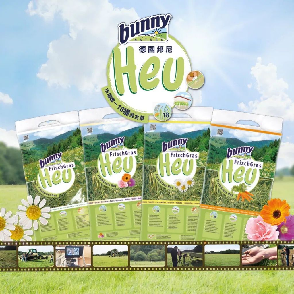 糰子兔｜Bunny 18種混合草-原味 、花草、洋甘菊、紅蘿蔔500g | 蝦皮購物