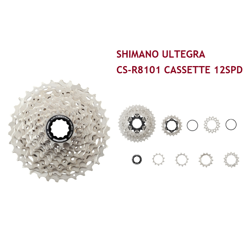 SHIMANO ULTEGRA 12速公路車卡式飛輪CS-R8101 11-30T 11-34T | 蝦皮購物