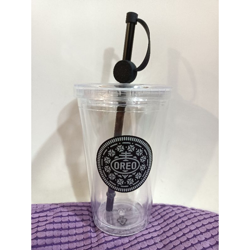 全新現貨無盒/ OREO 隨行杯 飲料杯 咖啡杯 吸管杯 | 蝦皮購物