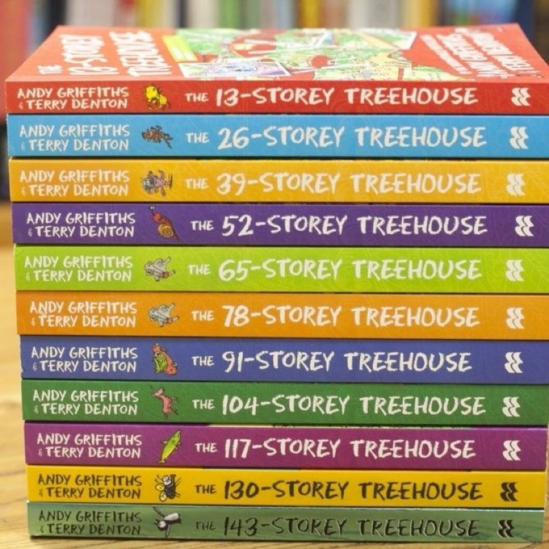 15冊The 39 Storey Treehouse Collection小屁孩樹屋歷險記全套英文故事章節書 | 蝦皮購物