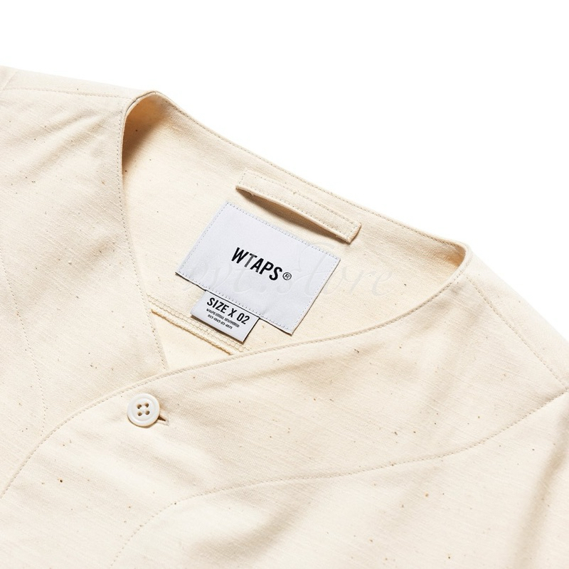 WTAPS 24SS LEAGUE / SS / COTTON. SATIN. SPINA 短袖襯衫棒球衫