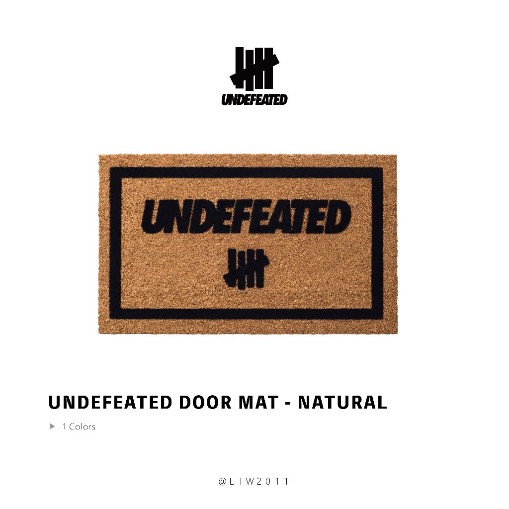 ☆ETW☆【台中店】UNDEFEATED DOOR MAT - NATURAL 椰鬃地毯防滑地墊地毯現貨| 蝦皮購物