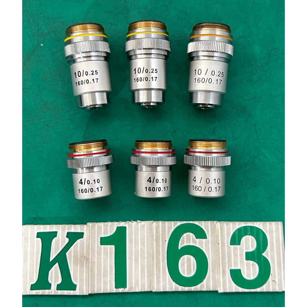 【有中-日本外匯品】顯微鏡物鏡 4倍/10倍 (單個售價) {K163} | 蝦皮購物