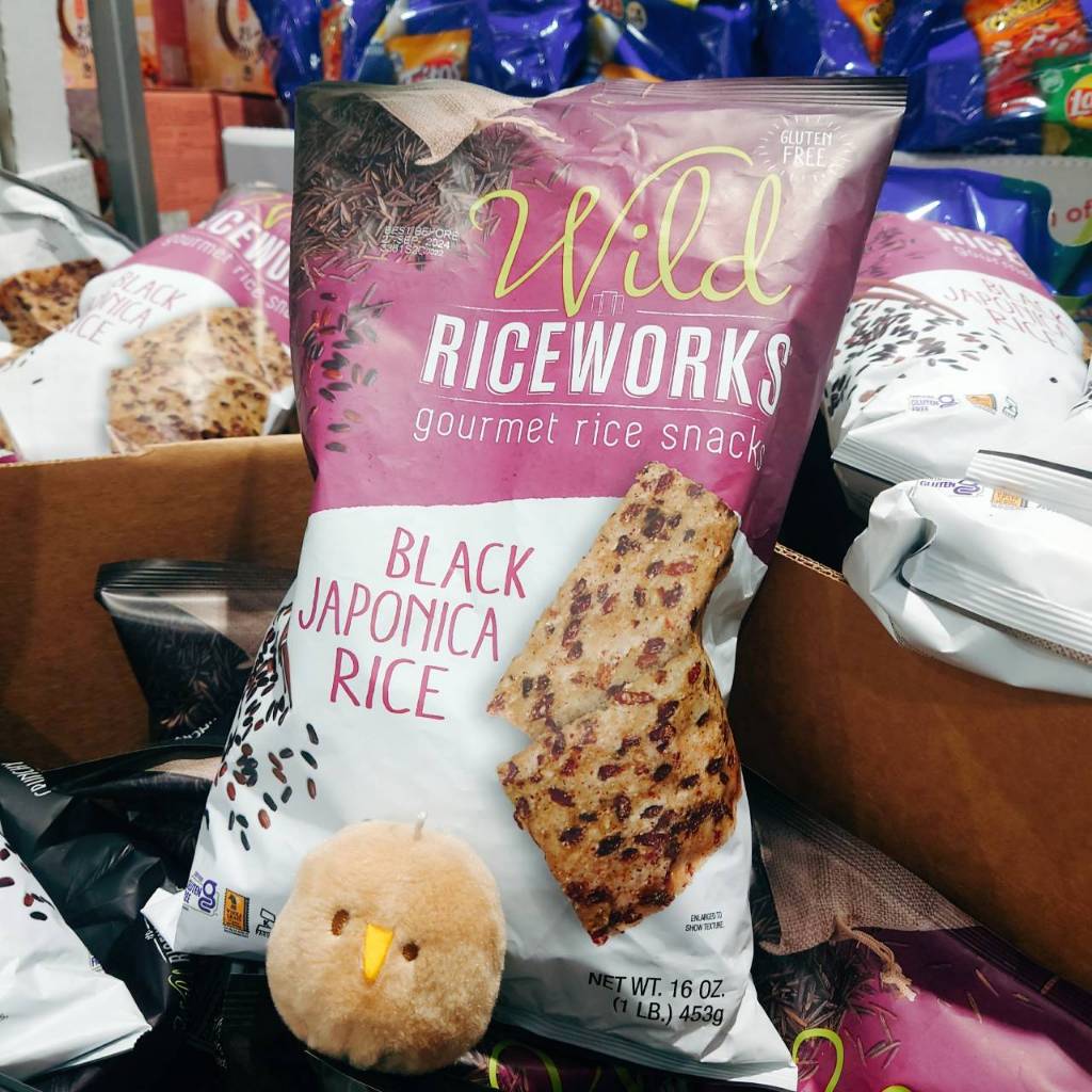 COSTCO Riceworks 黑米脆片 米脆片 黑米 米餅 米餅乾 美國 黑米餅 453克 Rice Craker | 蝦皮購物
