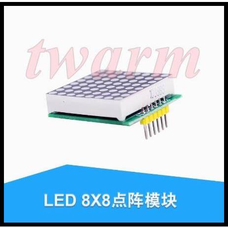 LED8x8點陣模組 1088BS 3mm F3 共陽高亮紅色光 SPI通訊送資料 | 蝦皮購物