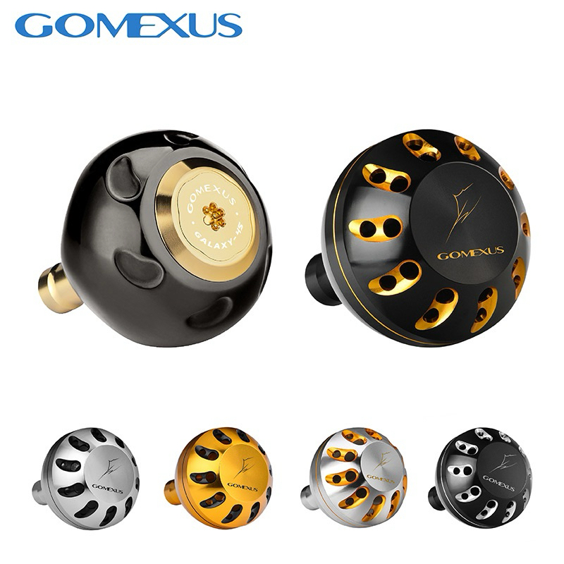 Gomexus - Handle Knob For Shimano A / Diawa S - Black/Silver