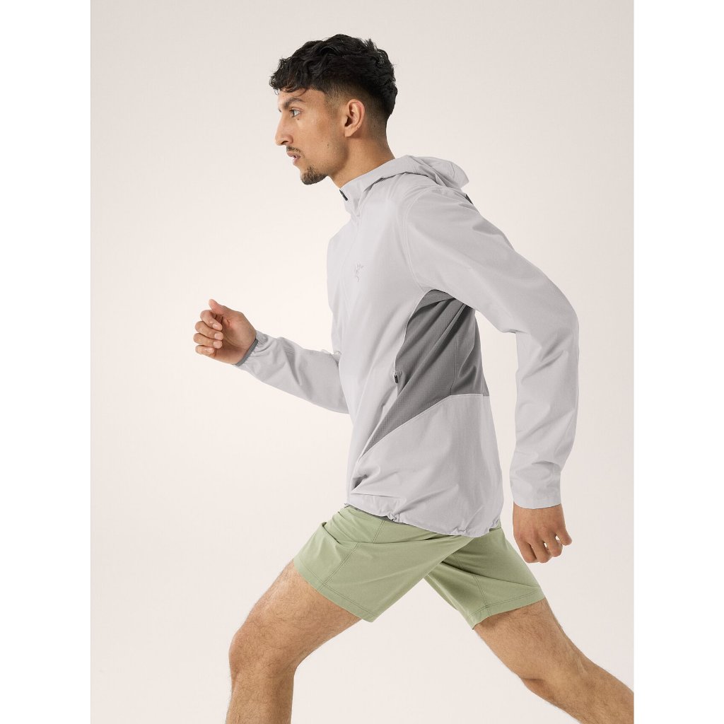 Arcteryx 始祖鳥男Incendo Hybrid 軟殼外套沉靜灰/太空灰