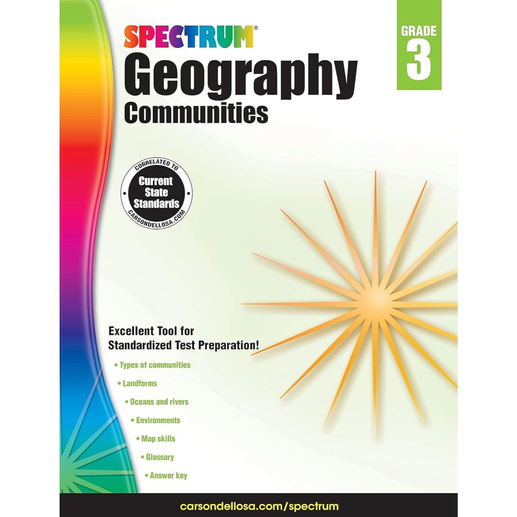Spectrum Geography Workbook(G3-G6) | 蝦皮購物